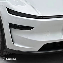 Smoked TPU Headlight and Taillight Tint Protection Film for Tesla Model YL 6-Seater 2026+
