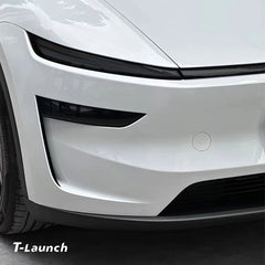 Smoked TPU Headlight and Taillight Tint Protection Film for Tesla Model Y L 6-Seater 2026+