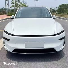 Smoked TPU Headlight and Taillight Tint Protection Film for Tesla Model YL 6-Seater 2026+