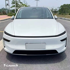 Smoked TPU Headlight and Taillight Tint Protection Film for Tesla Model Y L 6-Seater 2026+