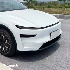 Smoked TPU Headlight and Taillight Tint Protection Film for Tesla Model YL 6-Seater 2026+