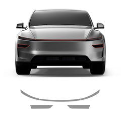 Smoked TPU Headlight and Taillight Tint Protection Film for Tesla Model YL 6-Seater 2026+