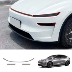 Smoked TPU Headlight and Taillight Tint Protection Film for Tesla Model YL 6-Seater 2026+