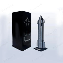 Handcrafted SpaceX Starship B7 Rocket Model Ready-to-Display Collectible