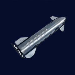Handcrafted SpaceX Starship B7 Rocket Model Ready-to-Display Collectible