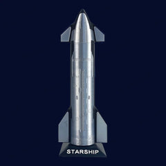 Handcrafted SpaceX Starship B7 Rocket Model Ready-to-Display Collectible