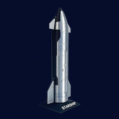 Handcrafted SpaceX Starship B7 Rocket Model Ready-to-Display Collectible