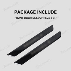 Stainless Steel Door Sill Protection Covers for Tesla Model Y Juniper 2025+