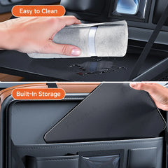 Foldable Multi-Use Steering Wheel & Backseat Tray – Universal Fit for All Cars