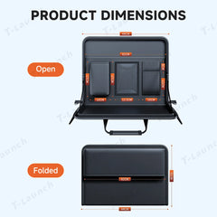 Foldable Multi-Use Steering Wheel & Backseat Tray – Universal Fit for All Cars