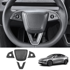 Steering Wheel Panel Decor Cover Trim for Tesla Model Y/Y L 2025+