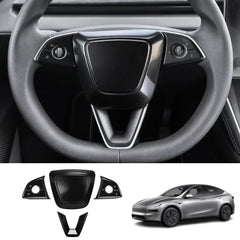 Steering Wheel Panel Decor Cover Trim for Tesla Model Y/Y L 2025+