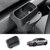 Multi-Function Steering Wheel Phone Mount & Glasses Holder for Tesla Model YL 2026+