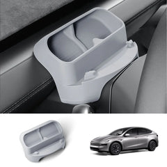 Multi-Function Steering Wheel Phone Mount & Glasses Holder for Tesla Model YL 2026+