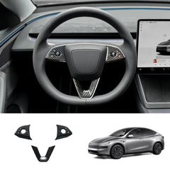 ABS Steering Wheel Trim Cover Kit for Tesla Model Y Juniper 2025+