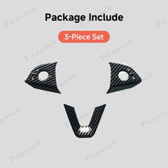 ABS Steering Wheel Trim Cover Kit for Tesla Model YL 2026+