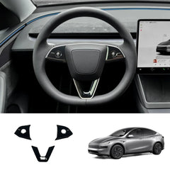 ABS Steering Wheel Trim Cover Kit for Tesla Model Y Juniper 2025+