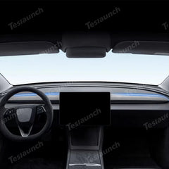 Alcantara Dashboard Fabric Decorative Sticker Cover For 2024 Model 3 Highland