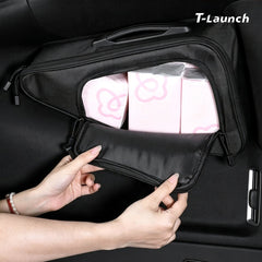 Rear Triangle Window Storage Bag for Tesla Model Y L 2026+