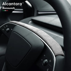 Capacul benzii volanului din Alcantara pentru 2024 Model 3 Highland