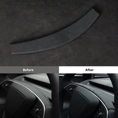 Capacul benzii volanului din Alcantara pentru 2024 Model 3 Highland