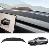 Suede Sunshade Dashboard Mat – UV Protection & Anti-Glare for Tesla Model YL 2026+