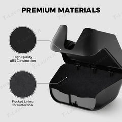 Flocked Overhead Sunglasses Holder & Storage Box for Tesla Model Y Juniper 2025+