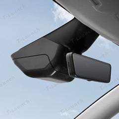 Flocked Overhead Sunglasses Holder & Storage Box for Tesla Model Y Juniper 2025+