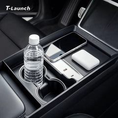 TPE Center Console Organizer Tray for Tesla Model Y Juniper / Model 3 Highland / Model YL