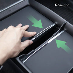 TPE Center Console Organizer Tray for Tesla Model Y Juniper / Model 3 Highland / Model YL
