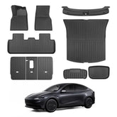 All-Weather TPE Floor Mats & Cargo Liners Set for 2026 New Tesla Model Y Standard/RWD/AWD