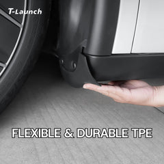 TPE Mud Flaps No-Drill Hidden Fender Guards for Tesla Model Y L 2026+
