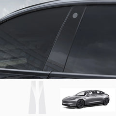 TPU B-Pillar Anti‑Scratch Protective Film for Tesla Model 3/Y 2017+