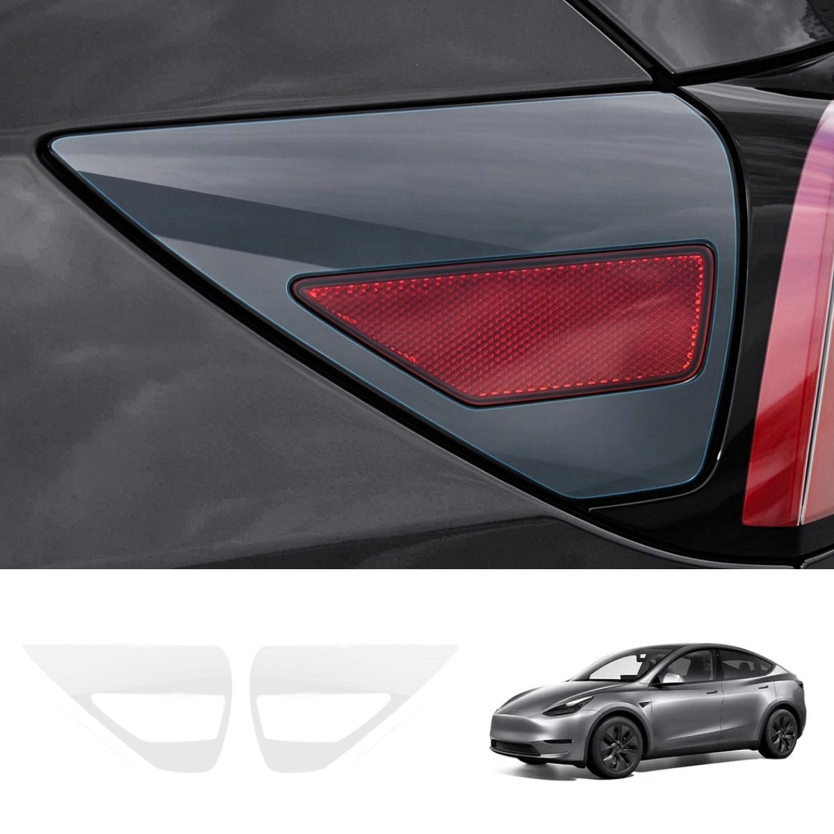 Clear TPU Charging Port Cover Protective Film for Tesla Model Y / Y Juniper - T-Launch