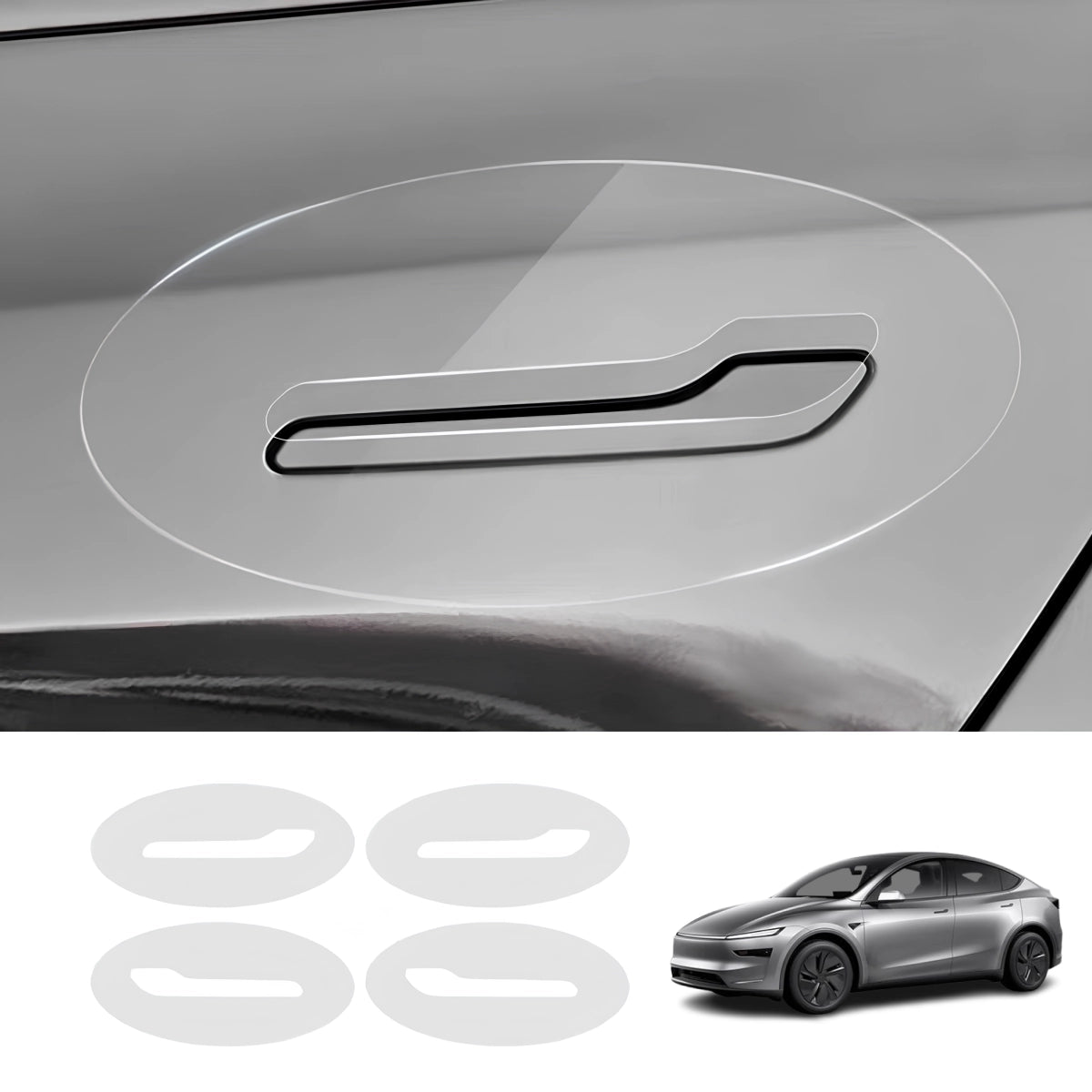 Clear TPU Door Handle Paint Protection Film for Tesla Model 3 2017+ / Model Y 2020+ - T-Launch