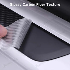 Transparent TPU Door Sill Protector Film for Tesla Model Y Juniper 2025+