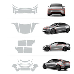 TPU lucido invisibile PPF a tutto corpo per Tesla Model Y Juniper 2025+