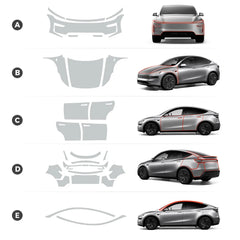 TPU Unsichtbares Ganzkörper-PPF für Tesla Model Y Juniper 2025+