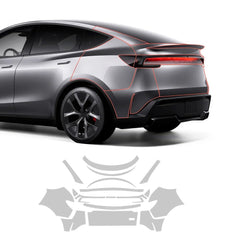 Glossy TPU Invisible Full Car Paint Protection Film (PPF) for Tesla Model Y Juniper Performance 2025+