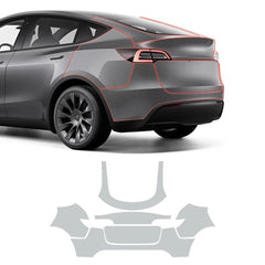 Glossy TPU Invisible Full Car Paint Protection Film (PPF) for Tesla Model Y (2020-2024)