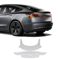 Glossy TPU Invisible Full Car Paint Protection Film (PPF) for Tesla Model 3 (2020-2023)