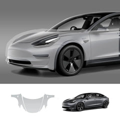 Glossy TPU Invisible Full Car Paint Protection Film (PPF) for Tesla Model 3 (2020-2023)