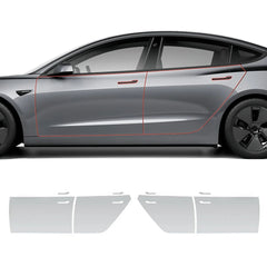 Glossy TPU Invisible Full Car Paint Protection Film (PPF) for Tesla Model 3 (2020-2023)