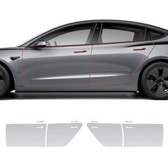 فيلم حماية طلاء السيارة الكامل اللامع غير المرئي المصنوع من مادة TPU (PPF) Tesla Model 3 (2020-2023)