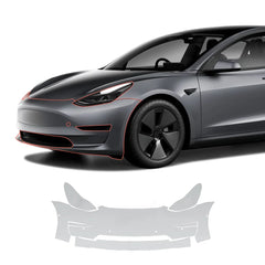 Glossy TPU Invisible Full Car Paint Protection Film (PPF) for Tesla Model 3 (2020-2023)
