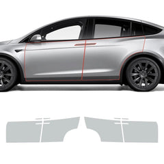 Glossy TPU Invisible Full Car Paint Protection Film (PPF) for Tesla Model X (2022-2024)