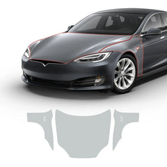 Glossy TPU Invisible Full Car Paint Protection Film (PPF) for Tesla Model S (2016-2020)