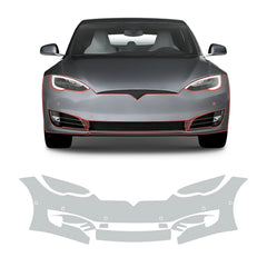 Glossy TPU Invisible Full Car Paint Protection Film (PPF) for Tesla Model S (2016-2020)