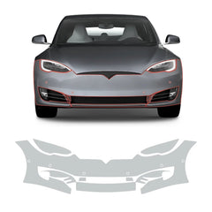 Glossy TPU Invisible Full Car Paint Protection Film (PPF) for Tesla Model S (2016-2020)