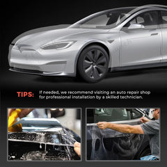 فيلم حماية طلاء السيارة بالكامل غير المرئي TPU (PPF) Tesla Model S (2021-2024)